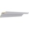 Ekena Millwork 4"H x 9"P x 10 1/4"F x 94 1/2"L Antonio Traditional Crown Moulding MLD04X09X10AN - alternate 2